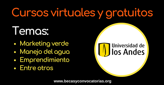 La Universidad de los Andes ofrece cursos virtuales y gratuitos