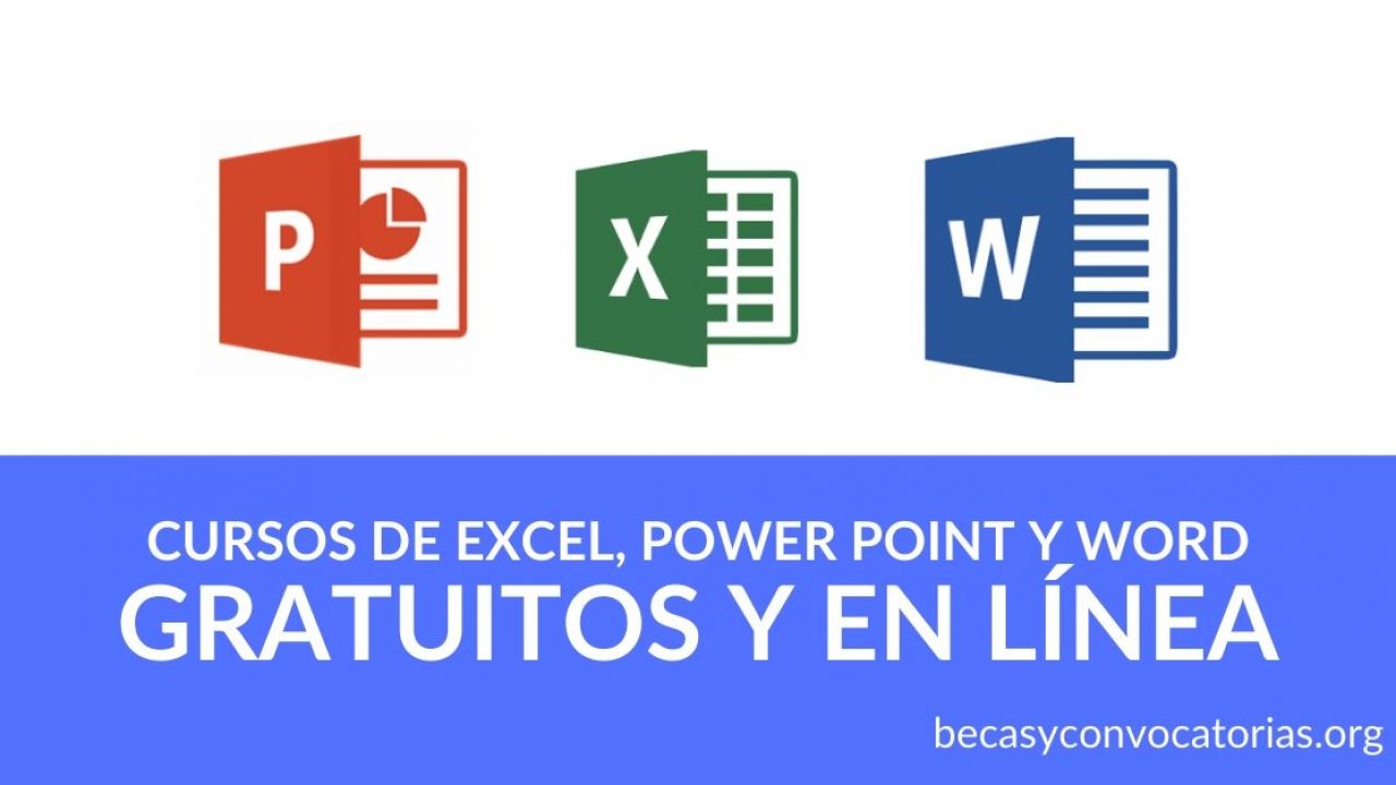 3 Cursos gratuitos de Word, Excel y PowerPoint - ByC