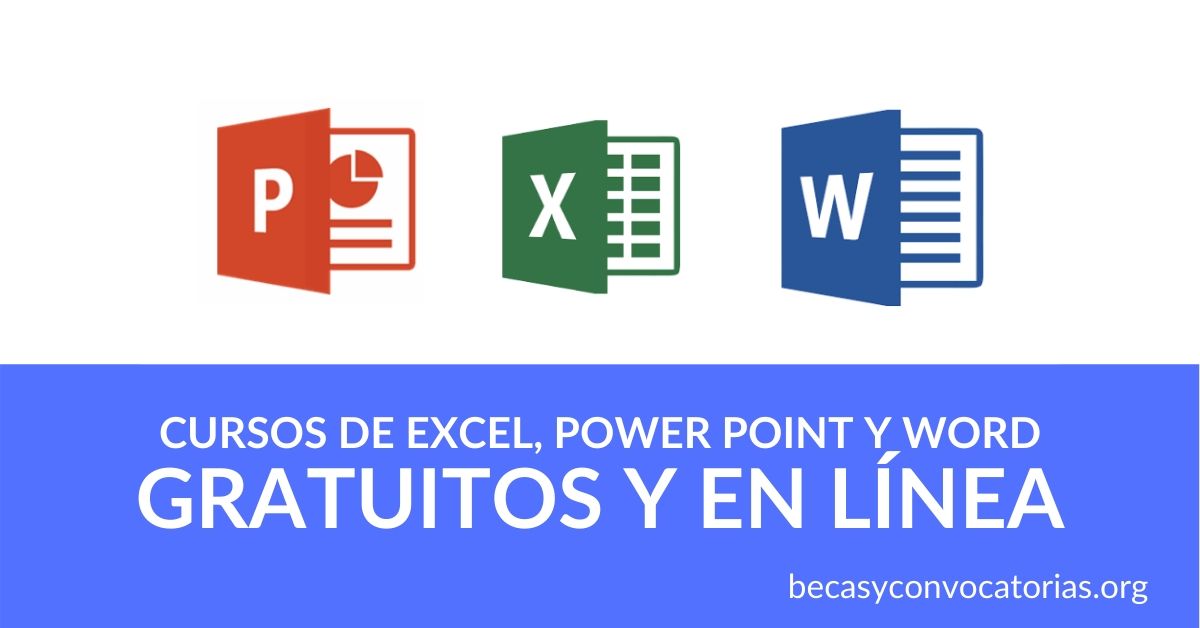 3 Cursos gratuitos de Word, Excel y PowerPoint - ByC